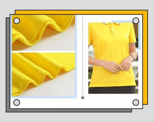 100% Katun Poliester Kemeja Polo Pria Kemeja Berkerah Cepat Kering