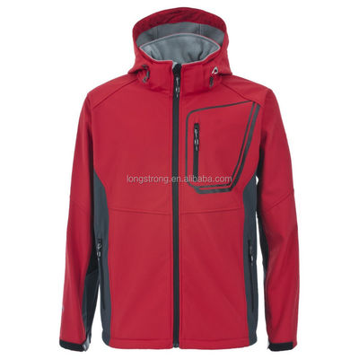 Outdoor Polyester Bernapas ANAK-ANAK Berkerudung Jaket Garment Boy Jaket Softshell
