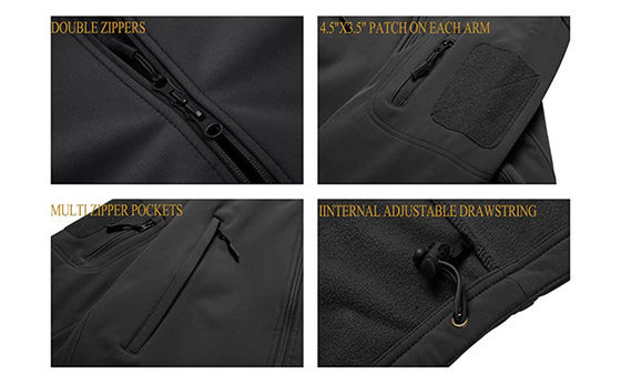Jaket Bersepeda Tahan Angin Softshell Tahan Air Luar Ruangan