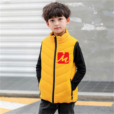 Tahan Air Anak Dipanaskan Jaket Rompi Jaket Hitam Puffer