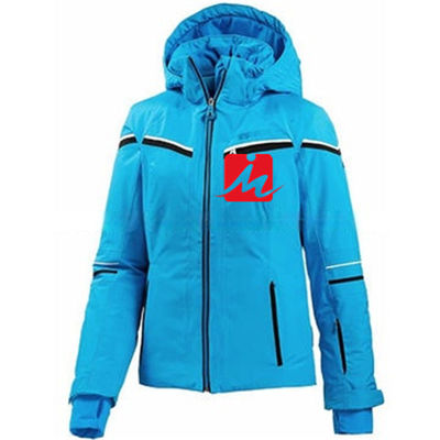 Polyester Polyurethane Tahan Air Softshell Jaket Wanita Pakaian Luar SKI Olahraga Luar Ruangan