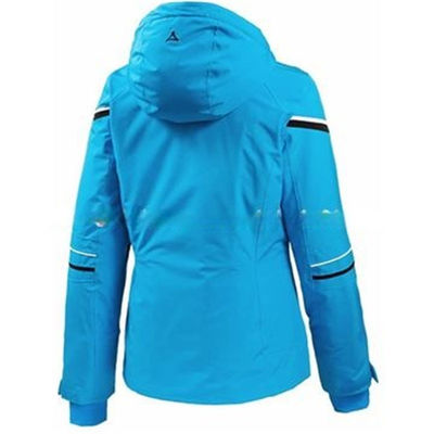 Polyester Polyurethane Tahan Air Softshell Jaket Wanita Pakaian Luar SKI Olahraga Luar Ruangan