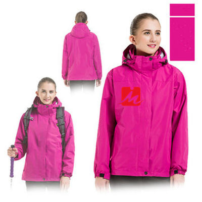 Jaket Jaket Tahan Air Warna-warni Ski Jaket Salju Dengan Tudung