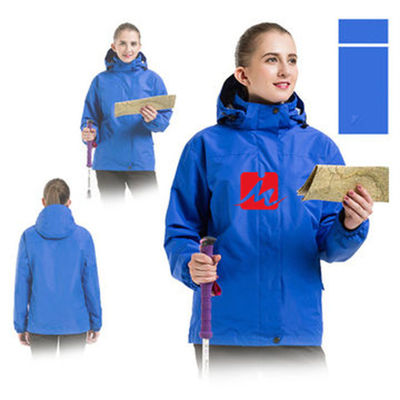 Jaket Jaket Tahan Air Warna-warni Ski Jaket Salju Dengan Tudung