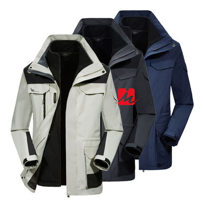 Jaket Tahan Air Jaket Softshell Jaket Lapisan Bulu Poliester Musim Dingin