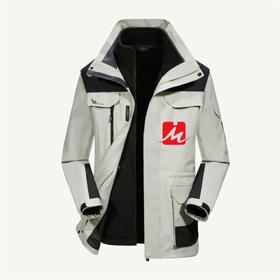 Jaket Tahan Air Jaket Softshell Jaket Lapisan Bulu Poliester Musim Dingin