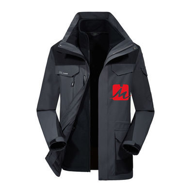 Jaket Tahan Air Jaket Softshell Jaket Lapisan Bulu Poliester Musim Dingin