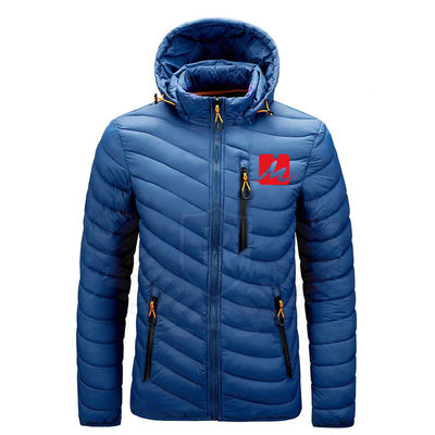 Pria Puffer Padded Jaket Musim Dingin Tetap Berkemah Jaket Gelembung Hangat