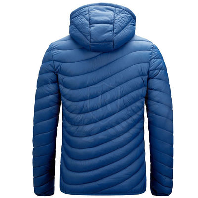 Pria Puffer Padded Jaket Musim Dingin Tetap Berkemah Jaket Gelembung Hangat