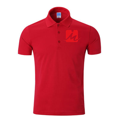 240 GSM Kaos Polo Bernapas 100% Rayon Pique Bordir Katun Kaos Polo Pria