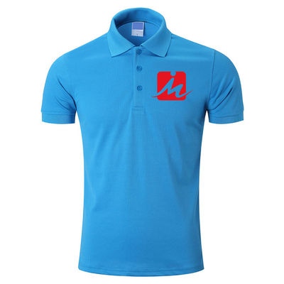 240 GSM Kaos Polo Bernapas 100% Rayon Pique Bordir Katun Kaos Polo Pria