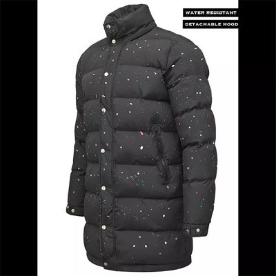 SHINY Puffer Padded Jacket Custom Jaket Pakaian Luar Musim Dingin yang Hangat