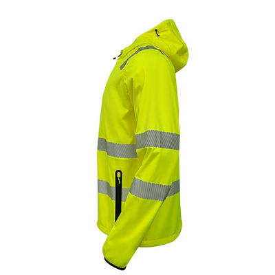 Pakaian Tahan Air Visibilitas Tinggi Hi Vis Uniform Workwear Jaket Kerja Reflektif