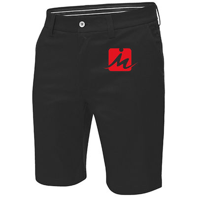 Celana Pendek Golf Peregangan Santai Pria, Celana Pendek Golf Cepat Kering Spandex Poliester