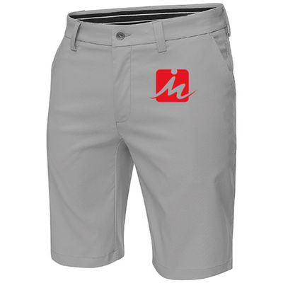 Celana Pendek Golf Peregangan Santai Pria, Celana Pendek Golf Cepat Kering Spandex Poliester