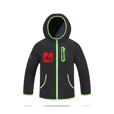 Jaket Bernapas Tahan Air Kustom Anak Bulu Kutub 100% Jaket Poliester Ritsleting