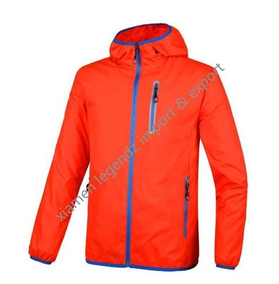 Jaket Windproof Ringan OEM Packable Classic Windbreaker Jacket