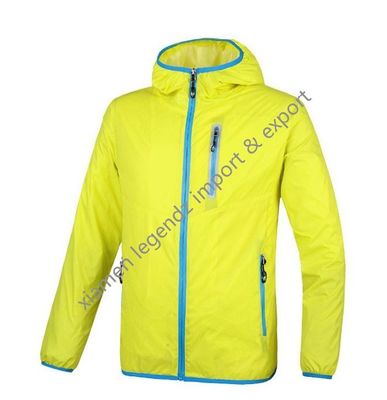 Jaket Windproof Ringan OEM Packable Classic Windbreaker Jacket