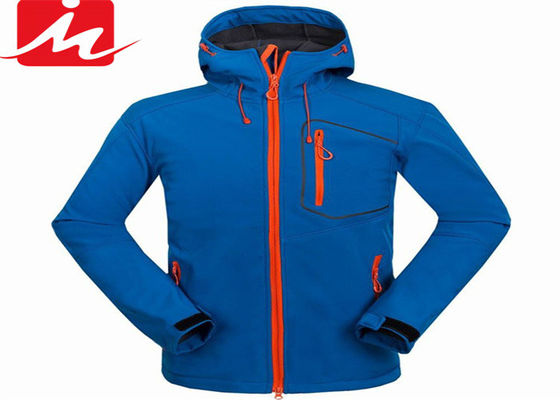 Jaket Softshell Tahan Air Tahan Air Luar Ruangan Musim Dingin Jaket Spandex Poliester Pria