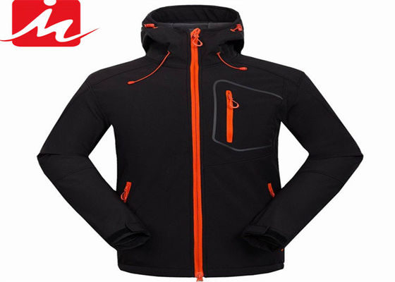 Jaket Softshell Tahan Air Tahan Air Luar Ruangan Musim Dingin Jaket Spandex Poliester Pria