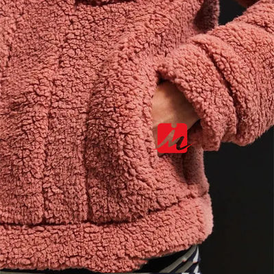 musim dingin 2 kantong dada shearling fleece sherpa trucker jacket for men