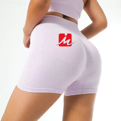 Wanita 5 Buah Bra Olahraga Dan Legging Seamless Ribbed Fitness Set Pakaian Olahraga