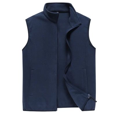 Pria Jaket Bernapas Rpet Polar Fleece Outdoor Sports Fleece Vest