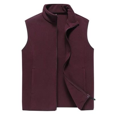 Pria Jaket Bernapas Rpet Polar Fleece Outdoor Sports Fleece Vest